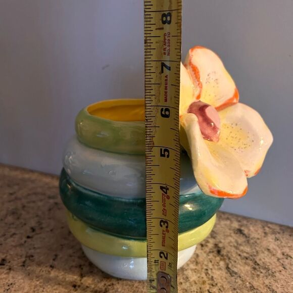 ONE OF A KIND original Francesca Kaye floral  Vase - Picture 7 of 7